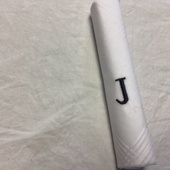 MENS Hankees. Lot INITIAL J. PURE COTTON. 6 total - Picture 2 of 5